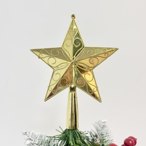 <span class=keywords><strong>Stella</strong></span> <span class=keywords><strong>di</strong></span> <span class=keywords><strong>Natale</strong></span> in Plastica <span class=keywords><strong>per</strong></span> <span class=keywords><strong>Albero</strong></span> <span class=keywords><strong>di</strong></span> 14cm, 15cm, 16cm, 18cm, 20cm, Decorazione Natalizia, Supporto OEM/ODM - Product Image 6