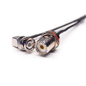 Enchufe macho BNC a conector de cable hembra UHF coaxial <span class=keywords><strong>PL259</strong></span> <span class=keywords><strong>RG58</strong></span> RG174 RG316 - Product Image 3