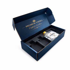 กล่องบรรจุภัณฑ์เครื่องดื่มวอดก้าแบบกำหนดเอง กล่องไปรษณีย์พับได้ วัสดุลูกฟูก B E Flute  ผู้ผลิตกล่องไปรษณีย์ - Product Image 3