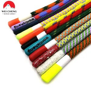Fabrik Großhandel Polyester Kordeln und Schnürsenkel benutzer definierte Logo Silikon Tauch spitzen Hoodie Kordel zug Hosen Seil