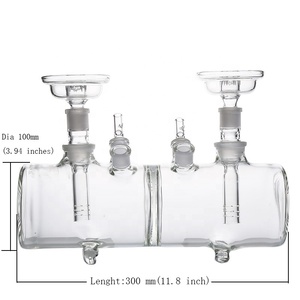 Vente en gros d'accessoires <span class=keywords><strong>Shesha</strong></span> Chicha narguilé Shisha bouteilles de jumeaux personnalisables ensemble de modèles gratuits de narguilé en verre comprenant un tuyau - Product Image 4