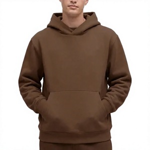 Sudadera con Capucha para Hombre, Forro Polar, Estilo Casual de Invierno, Corte Regular, 100% Algodón, Logotipo Frontal, Transpirable - Product Image 4
