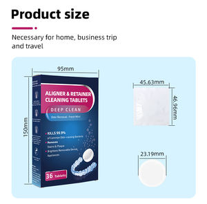 Comprimé effervescent nettoyant pour prothèses dentaires OEM de haute qualité, saveur menthe - Product Image 2