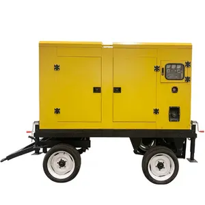 Mobiler Anhänger Typ Elektro start Leistung leise 90kW 110kW 170kW 260kW Diesel generator