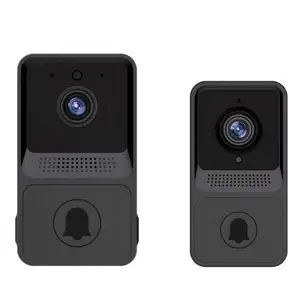 Keamanan Nirkabel Mini Z20 Penglihatan Malam Tahan Air Visual Bel Pintu Keamanan Pintar Kamera WIFI Cincin Video Bel untuk Apartemen