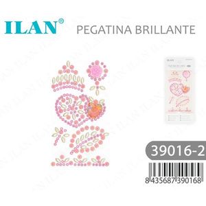 Adesivi con strass brillanti ILAN 39016-2 per decorazioni nail art - Product Image 3