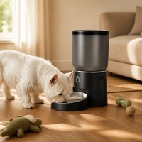 Distributeur automatique de nourriture pour animaux de compagnie WiFi, programmable, intelligent, pour chats et chiens, contrôle à distance par application avec plan de repas programmé