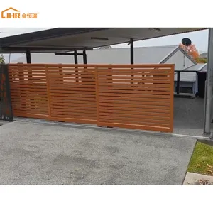 Courtyard Driveway Electronic Multiple Fold Gates Sliding Gate Designs For Wall Compound