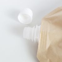 Détergent liquide vaisselle écologique, shampoing liquide, sachets souples à bec verseur, rechargeables en plastique, recyclables, en matériau mono PE