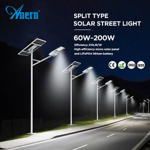 Lampu Jalan Tenaga Surya Aluminium Tahan Air Ip66 Outdoor 60W 80W 100W 120W 150W 200W - Product Image 2