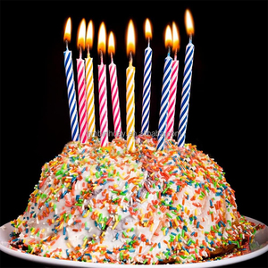 Huaming colorato <span class=keywords><strong>buon</strong></span> <span class=keywords><strong>compleanno</strong></span> torta filo decorativo a spirale <span class=keywords><strong>auguri</strong></span> <span class=keywords><strong>di</strong></span> <span class=keywords><strong>compleanno</strong></span> candele per torte Cupcakes - Product Image 3