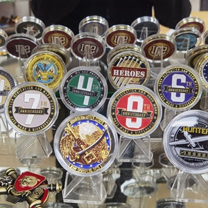 เหรียญที่ระลึกแบบกำหนดเองขายส่ง Oneway กล่องเหรียญรางวัลโลหะกำมะหยี่เคลือบทอง เหรียญที่ระลึกเคลือบแบบกำหนดเอง - Product Image 2