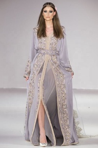 Caftán para boda y fiesta, vestido con elegante embellecedor de cuentas de cristal, trabajo de piedra, impresionante, 2021 - Product Image 2