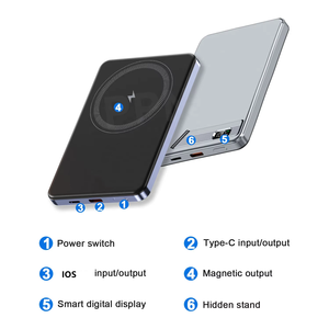 Cargador Portátil Magnético Qi2 Slim de Aluminio Xiaomi, 10000 mAh, 5000 mAh, Carga Rápida de 22.5 W - Product Image 4