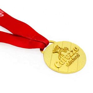 Fabricante de Medallas Deportivas Metálicas Personalizadas de Oro, Plata, Bronce y Aleación de Zinc en 3D para Karate, Taekwondo y Fútbol con Cinta - Product Image 3
