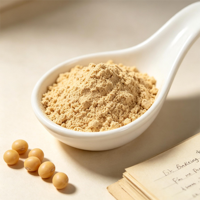 Poudre de soja non sucrée du fabricant chinois, base pour boisson de petit-déjeuner, en vrac, en stock