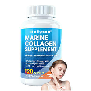 OEM 1800mg Colágeno Hidrolizado péptidos ácido hialurónico vitamina C minerales cabello piel uñas suplemento <span class=keywords><strong>de</strong></span> colágeno marino - Product Image 1