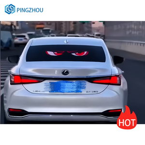 Hoạt hình Trọng lượng nhẹ xe Sticker mềm <span class=keywords><strong>LED</strong></span> ma trận Bảng điều chỉnh cho xe & Xe tải ma quỷ mắt kính chắn gió Màn hình hiển thị linh hoạt - Product Image 2
