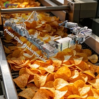 Shepody CE ISO gecertificeerde complete productielijn voor aardappelchips, frietjes en chips, machine voor het maken van aardappelchips