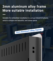 Panel PC Industrial Todo en Uno sin Ventilador, con Pantalla Táctil, para Montaje en Pared, para Línea de Producción, Automatización de Almacenes, Sistema de Monitoreo de Equipos