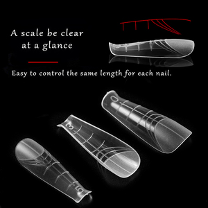 Extensiones de Uñas de Cristal Tipo T, Suministros para DIY, Puntas Acrílicas para Construcción de Uñas, Herramienta Profesional para Manicura y Arte de Uñas - Product Image 4