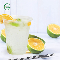 Gobelets en plastique PLA écologiques personnalisés avec logo, 7/10/12/16 oz, gobelets jetables pour boissons froides, pour mariage, fête, barbecue