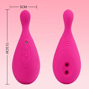 Tong Clitoris Zuigende Vibrator Walvis Vorm 2 Gaten Vibrerende Clit Sucker Clitoris Stimulator Seksspeeltjes Voor Vrouwen Volwassen - Product Image 2