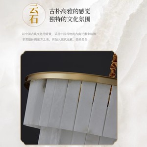 Lámpara de araña redonda minimalista moderna con luz LED de múltiples cabezales E27 para comedor, lámpara de iluminación para hotel - Product Image 4