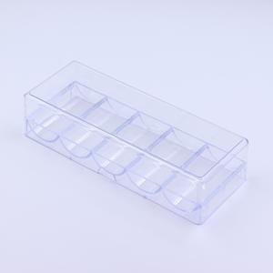 Accesorio para Juegos de Casino, Bandeja Transparente de Acrílico para 100 Fichas de Póker, Estuche para Fichas de Póker de 40 mm - Product Image 3