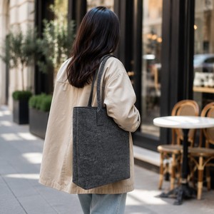 Borsa Shopper in Feltro Multicolore Grande e Resistente, Personalizzabile con Logo, Ecologica e Riutilizzabile, per Ufficio e Portatile, Vendita all'Ingrosso - Product Image 4