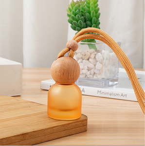 Direct Factory Sale Car Aromatherapy Hanging Glass <b>Bottles</b> for Perfume Coffee purple Orange <b>pink</b> clear - Product Image 5