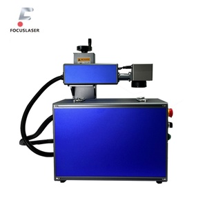 Focuslaser 50W Split Type Fiber Laser Marking Machine Raycus Laser Source Air-Cooled CNC Rubber <b>Paper</b> New Condition - Product Image 2