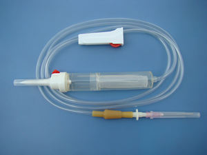 सुई एकल कक्ष के साथ थोक उच्च गुणवत्ता वाले pvc रक्त आधान सेट - Product Image 4