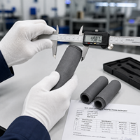 Pièces cylindriques en nylon PA12 imprimées en 3D sur mesure, haute résistance, prototype fonctionnel, production OEM en petites séries