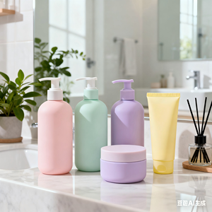 Rỗng 100ml 150M 200ml sang trọng Frosted tóc Kem huyết thanh cơ thể chai với máy bơm - Product Image 3