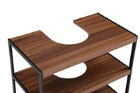 Table basse moderne en bois à plusieurs niveaux, Design Simple