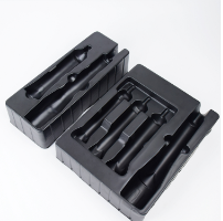 Cao cấp Matte PS nhựa đen vỉ bên trong chủ Tray cho mỹ phẩm kỹ thuật số Đóng gói hộp - Product Image 2