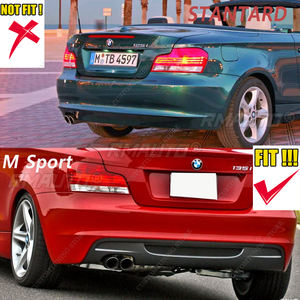 Diffuseur arrière style M Performance pour BMW E82 E88, lèvre de pare-chocs arrière, séparateur pour Série 1 120d 125d 130i 135i M-TECH 2007-2014 Tuning - Product Image 6