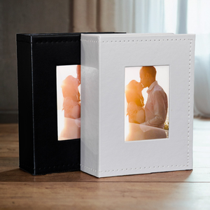 <span class=keywords><strong>Album</strong></span> <span class=keywords><strong>photo</strong></span> miniature en cuir vintage, pochette pour photos de 6 pouces, pour les souvenirs de mariage et de <span class=keywords><strong>voyage</strong></span> - Product Image 2