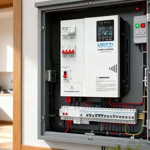 Sistema Solar Híbrido de 24 Voltios y 220 Voltios, 3kw, <span class=keywords><strong>Inversor</strong></span> de Onda Sinusoidal Pura de 12V, 48V y 24V - Product Image 2