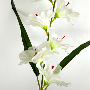 Ramo de Gladiolos Artificiales de Tela de Seda de 80 cm de Altura, Simulación Realista, Decoración para Bodas y Hogar - Product Image 2