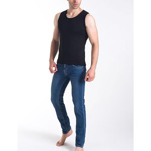 FOXA <b>Thermal</b> Tank <b>Top</b> Men Cotton Fleece Lined Underwear Sleeveless Vest Undershirt Winter Warm Breathable - Product Image 4