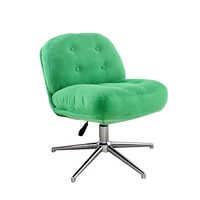 Fauteuil de salon pivotant vintage pour petit appartement, balcon, petit canapé individuel