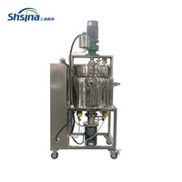 Recipiente de Mezcla de Acero Inoxidable para Calentar y Enfriar, para Mezclar y Procesar Jugos de Frutas, Leche, Jarabe y Bebidas