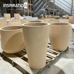 INSpiration GRC plantadores fabricante personalizado al aire libre grande moderno hormigón GRC enorme maceta <span class=keywords><strong>de</strong></span> árbol - Product Image 4