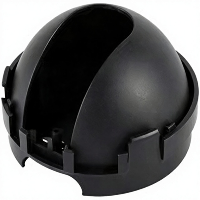 Precision Injection Molded ABS/PC Dome Camera Housing | ISO9001:2015 Certified Custom OEM/ODM Manufacturer Custom Finish Options