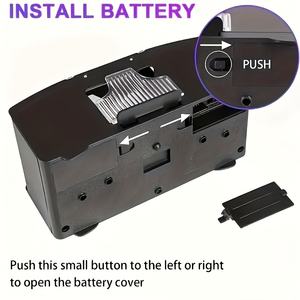 Mélangeur de cartes automatique 1-2 vitesses pour <span class=keywords><strong>poker</strong></span>, machine à mélanger électrique compacte en ABS avec écran d'affichage clair, conception durable - Product Image 3