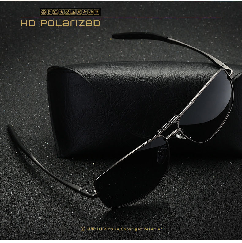 2024 Men's Night Vision Yellow Tac Lenses Polarized Sunglasses