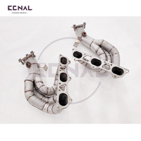 Collecteurs d'échappement en acier inoxydable à longueur égale pour Porsche 718 Cayman GT4 RS 2022-2025 avec qualité sonore améliorée