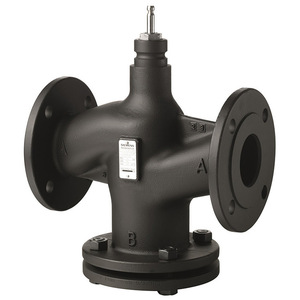 วาล์วควบคุมสองทิศทาง Siemens รุ่น VVF43.150-315K AC 230 V สำหรับน้ำไหลแบบเส้นตรง เพื่อควบคุมแรงดันไฟฟ้า - Product Image 1
